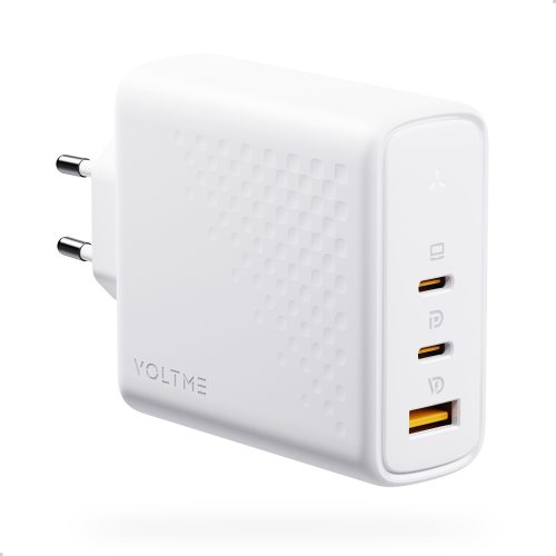 Voltme Revo 140 PD3.1 CCA 140W EU (white) - Φορτιστής USB-C GaN 3.0