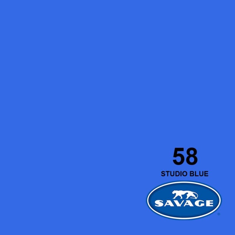 Savage 58-1253 – Χάρτινο Φόντο 1.35x11m 58 Studio Blue - Image 2