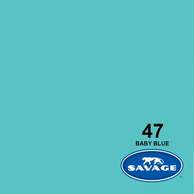 Savage 47-1253 – Χάρτινο Φόντο 1.35x11m 47 Baby Blue - Image 2