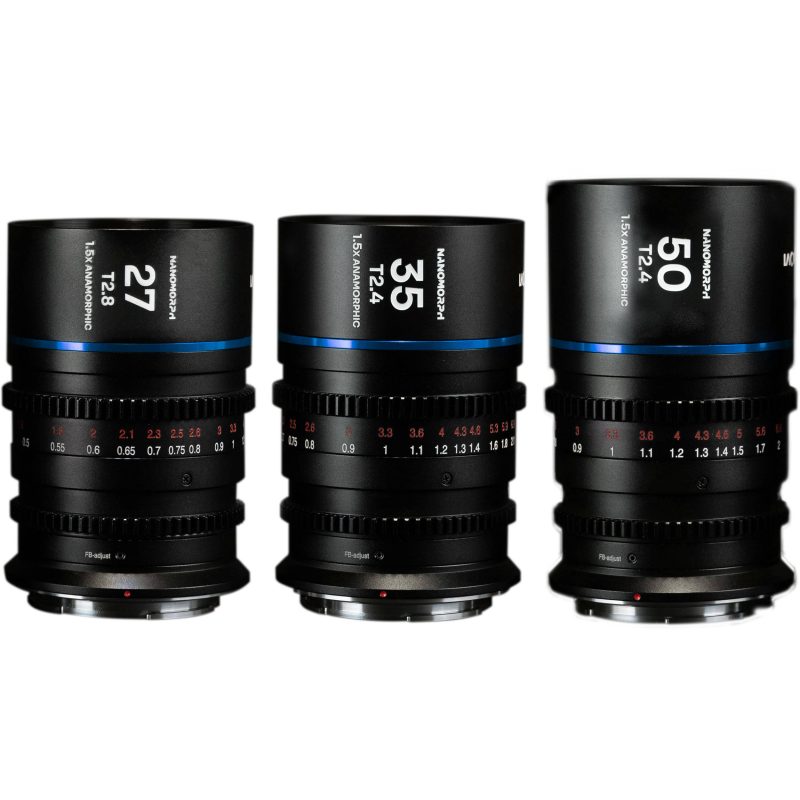 Laowa Nanomorph S35 Prime 3-Lens Bundle (ARRI PL & Canon EF mount) - Image 2