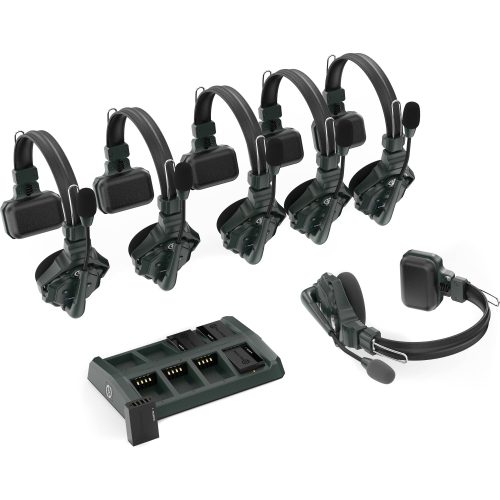 Hollyland Solidcom C1-6S – 6πλό σύστημα ασύρματων ακουστικών ενδοεπικοινωνίας Full-duplex