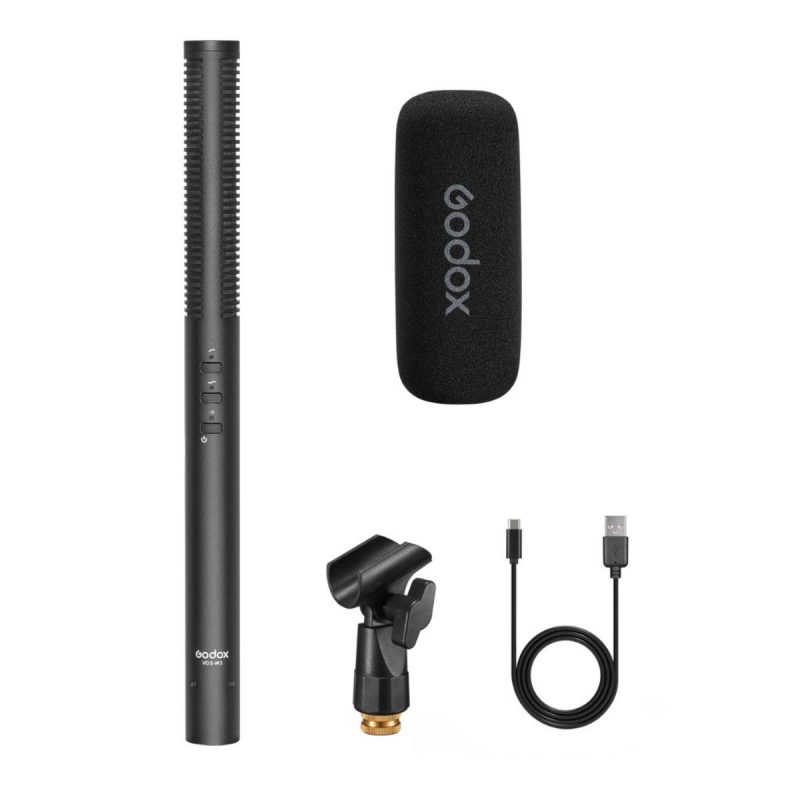 Godox VDS-M3 - Supercardioid Πυκνωτικό Shotgun XLR Microphone - Image 5