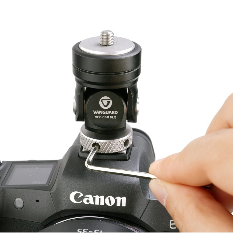 Vanguard VEO CSM DLX  – Cold Shoe Mount με ρύθμιση κλίσης και magnet quick release - Image 5