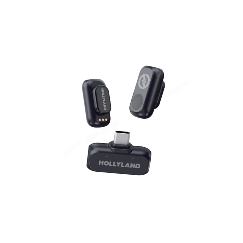 Hollyland LARK A1 Mini Duo USB-C (Space Grey) – Ασύρματο μικρόφωνο (2TX + 1RX) - Image 5