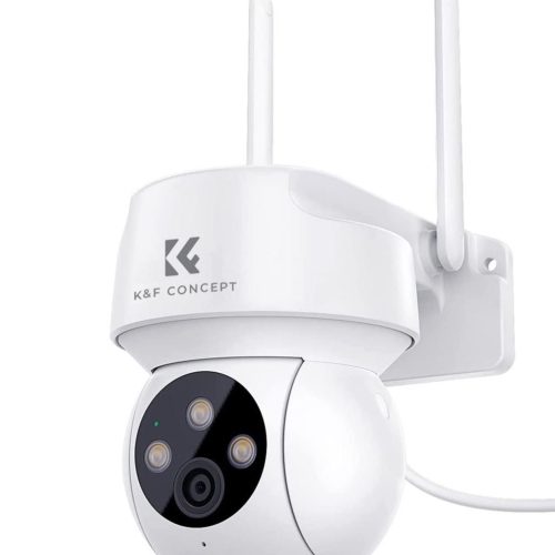 K&F Concept Ασύρματη Wi-Fi Κάμερα Ασφαλείας 2K 3MP με Ανίχνευση Κίνησης & Αδιαβροχοποίηση IP66 KF50.0006AEU
