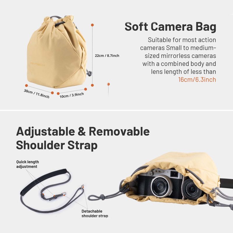 PGYTECH OneGo Drawstring Bag (Wheat) - Image 3