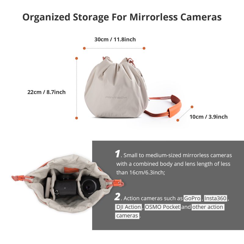 PGYTECH OneGo Drawstring Bag (Sakura) - Image 4