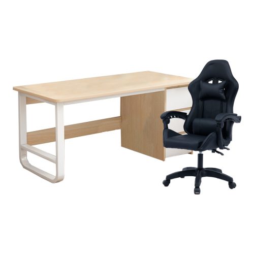 Φοιτητικό πακέτο επίπλων γραφείου Huey pakoworld σετ 2τεμ