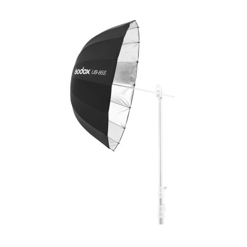Godox UB85S - Παραβολική ομπρέλα Ανάκλασης Ασημί/Μαύρο 85 cm