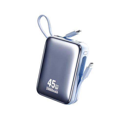 Power Bank 20000mAh PD 45W WK WP-50 2 Θέσεων, με καλώδιο USB-C/Lightning Μπλέ