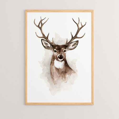Πίνακας Deereby pakoworld με ψηφιακή εκτύπωση και πλαίσιο 33x1.5x48εκ