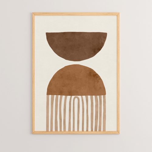 Πίνακας Serby pakoworld με ψηφιακή εκτύπωση και πλαίσιο 33x1.5x48εκ