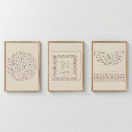 Πίνακας Fouldy pakoworld τρίπτυχος με ψηφιακή εκτύπωση και πλαίσιο 33x1.5x48εκ