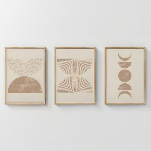 Πίνακας Klipen pakoworld τρίπτυχος με ψηφιακή εκτύπωση και πλαίσιο 33x1.5x48εκ