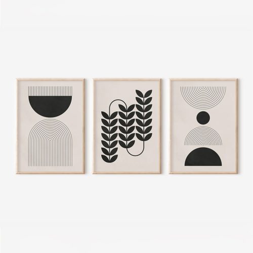 Πίνακας Vanta pakoworld τρίπτυχος με ψηφιακή εκτύπωση και πλαίσιο 33x1.5x48εκ