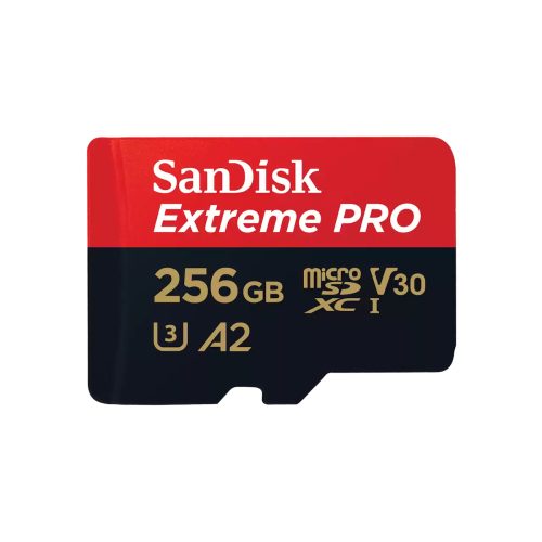 SanDisk MicroSDXC Extreme Pro 200MB/s V30 UHS-I U3 A2 - 256GB