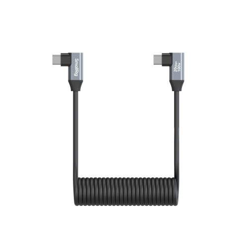 SmallRig 4793 - USB-C γωνία σε USB-C γωνία σπιράλ καλώδιο δεδομένων