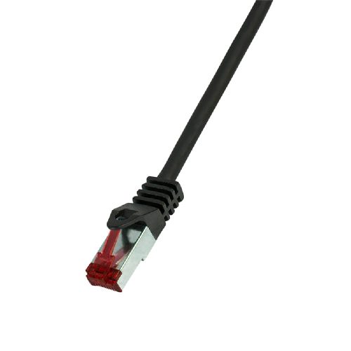 Καλώδιο Δικτύου S/FTP CAT6 LogiLink CQ2013S 0.25m Μαύρο