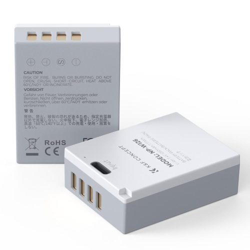 K&F Concept NP-W126/W126S 1050mAh με Γρήγορη Φόρτιση Type-C, Συμβατό με Fujifilm (KF28.0048)