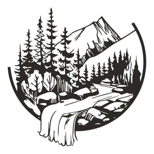 Διακοσμητικό τοίχου Mordio pakooworld μαύρο μεταλλικό Φ60x0,15εκ