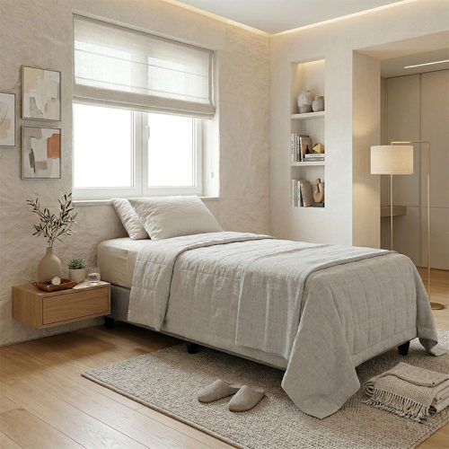 Κρεβάτι Υπόστρωμα μονό Pakda pakoworld ανθρακί βελούδο 90x200εκ