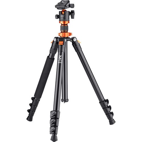K&F Concept SA254A3 DSLR Camera Aluminum Tripod With Monopod And Ball Head Kit (KF09.089V1)