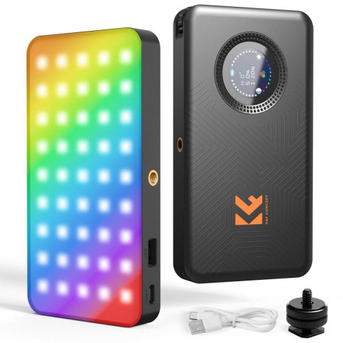 K&F Concept RGB Video Light: 5000mAh Portable Camera Light για YouTube & Vlogging (KF34.052)