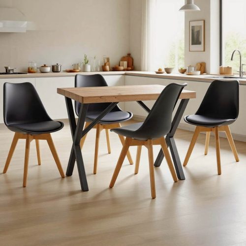 Φοιτητικό πακέτο επίπλων κουζίνας Delight pakoworld σετ 5τεμ