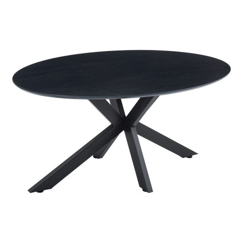 Τραπέζι Makrey pakoworld μαύρο mdf- μεταλλικά πόδια 160x90x75εκ