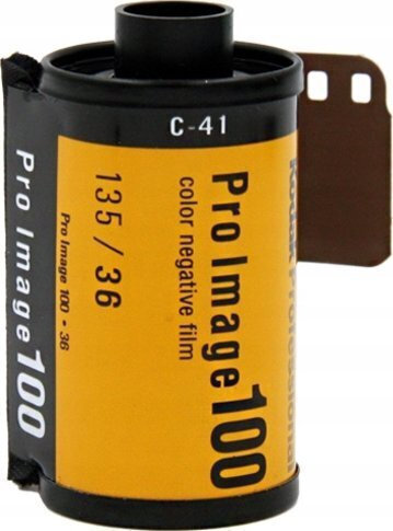 135 film roll: Pro Image 100 color negative film, yellow label, brown tab.**