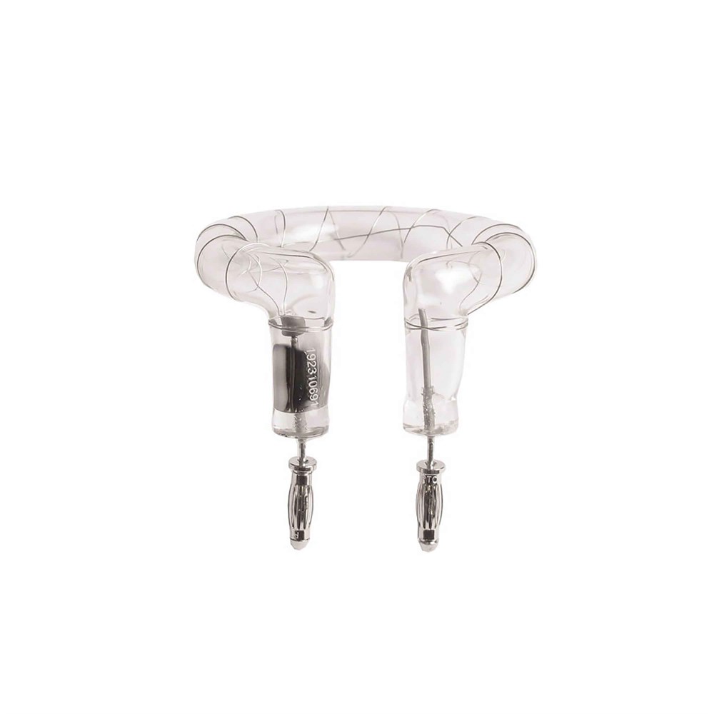 el24091 | Kounio.gr Transparent U-shaped tubing with two metal connectors at the ends.
