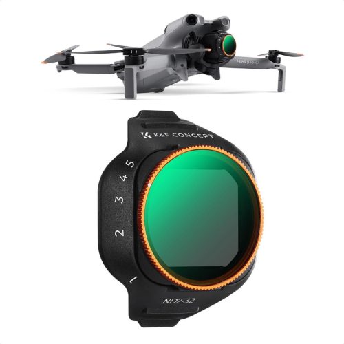 K&F Concept Variable ND2-32 Filter για DJI Mini 5 Pro (KF02.0003)