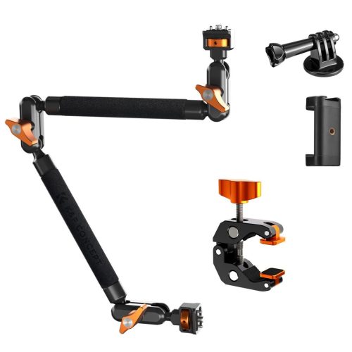 K&F Concept MS-63 Windshield Mount Clamp for Motorcycle, Action Cameras (KF31.201)