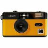 Retro yellow and black Ultra F9 camera with 31mm lens and built-in flash.