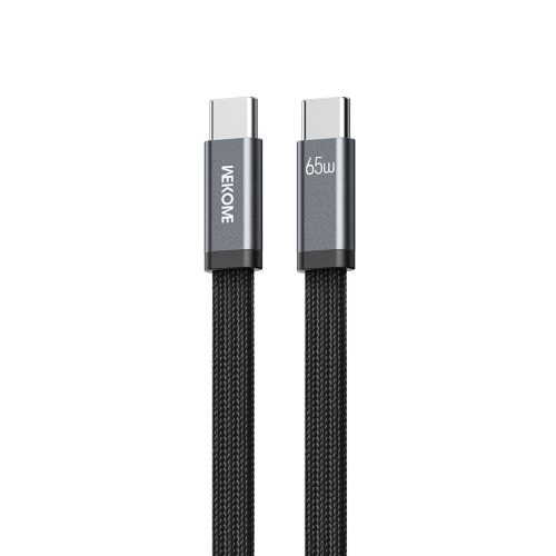 Καλώδιο Φόρτισης WK WDC-C16 USB-C σε USB-C PD 65W 1.2m Μαύρο