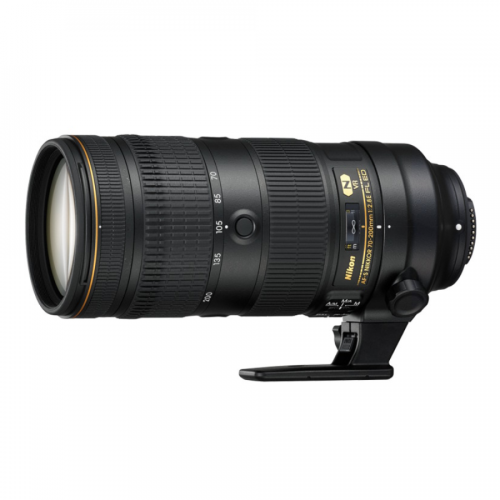 Nikon 70-200mm f/2.8G telephoto zoom lens with VR and tripod collar