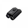 Black Nikon compact binoculars with a central focus wheel, angled to show dual lenses (product image).