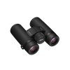 Black Nikon Monarch 7 8x30 binoculars with textured grip and central focus knob.