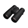 Nikon Monarch M7 black binoculars seen from an angled top view with a central focusing wheel