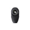 Compact black 6x21 waterproof monocular with textured grip and focus ring