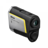 Nikon COOLSHOT 50iG laser golf rangefinder with black body and yellow accent bar