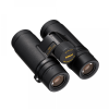 Nikon 10x30 waterproof binoculars with a textured black body and central focus knob (close view).