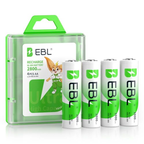 EBL AA Ni-MH Επαναφορτιζόμενες Μπαταρίες 2800mAh 1.2V 4τμχ