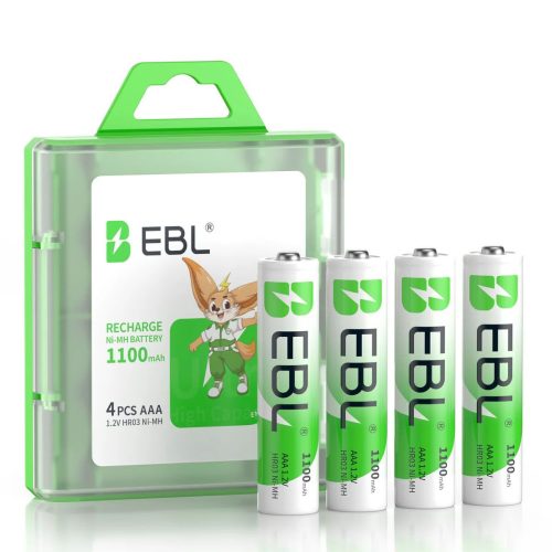 EBL AAA Ni-MH Επαναφορτιζόμενες Μπαταρίες 1100mAh 1.2V 4τμχ
