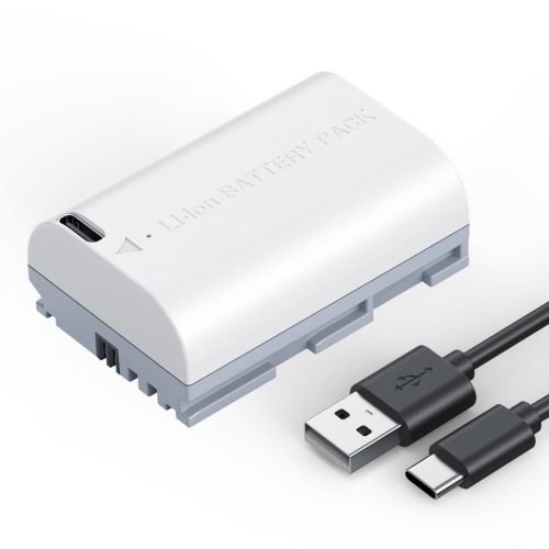 K&F Concept Μπαταρία LP-E6P 2520mAh USB-C για Canon EOS R6 Mark III και Άλλες Canon (KF28.0131)