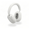 White over-ear wireless headphones with padded ear cups on a white background