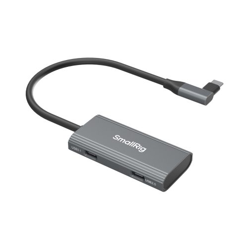 SmallRig 4598 - 4-σε-1 USB-C Hub με PD 100W, USB-C 3.1 & USB-C 2.0 με Audio Adapter