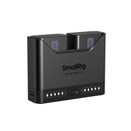 SmallRig 5488 – Σετ 2 Μπαταριών για Sony NP-FW50 με Διπλό Φορτιστή USB-C