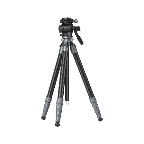 SmallRig 6599 – Ελαφρύ Video Τρίποδο από Ανθρακονήματα με Fluid Head