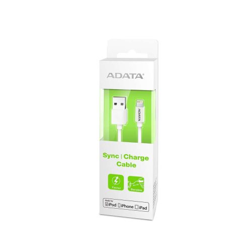 A-Data - 100CM Καλώδιο σύνδεσης Iphone πλαστικό/Άσπρο